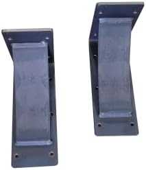Rustic Red Door Co. Heavy Duty Fireplace Steel Mantel Brackets - Countertop S...