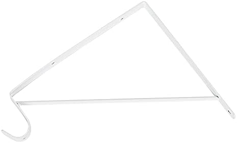 Closet Rod Brackets 10x11in, 10 Pack Closet Shelf Brackets, White
