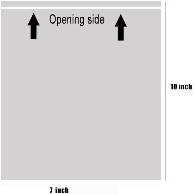 1000 PCS 7"x 10" Clear Packing List Envelopes Packing Slip Pouches ...