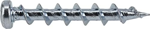Hillman Borefast Drywall Screw Anchors, 1-1/2in, 75 Pieces, Silver