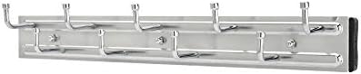 Rev-A-Shelf Sliding Belt Rack for Closets, Min Opening Width 2.5", 2 Pack