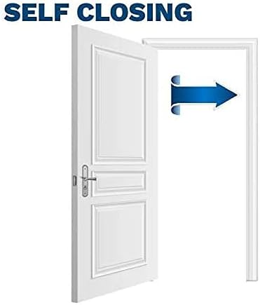 2 Pack - 4.5"x4.5" Stainless Steel Self Closing Reversible Door Hin...