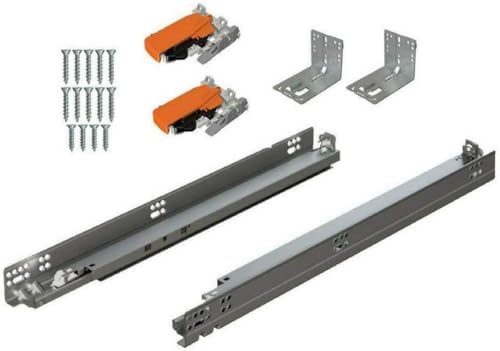 15" BLUM Tandem Set of 6 Drawer Slides Plus BLUMOTION Complete Kit. with...