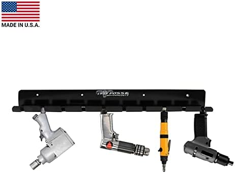 Pit Posse PP3118BK Air Tool Pneumatic Rack Holder Organizer for Enclosed Trai...