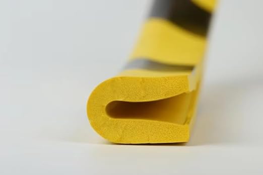 Heavy-Duty Corner Guards – 5M Self-Adhesive Yellow/Black NBR Rubber Wall