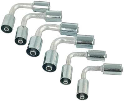 6 Pcs Air Conditioner Fitting Set #6#8 and #10, A/C Beadlock Splice Crimp Fit...