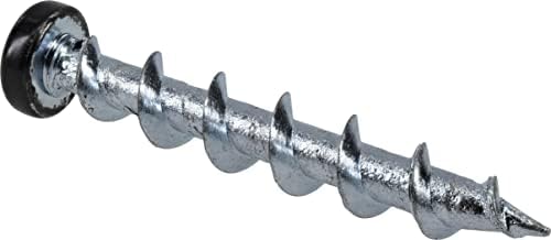 Hillman Borefast Drywall Anchors, 1-1/2in Pan Head, 75 Pack, Black