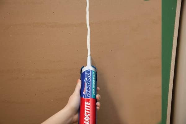 Loctite Power Grab Tub Surround Construction Adhesive, 9 fl oz, Cartridge (12...