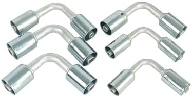 6 Pcs Air Conditioner Fitting Set #6#8 and #10, A/C Beadlock Splice Crimp Fit...