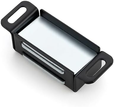 Ravinte Matte Black Magnetic Door Catch, Black Cabinet Magnets 24 Pack