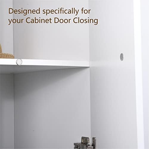 Mousike Magnetic Door Catch Ultra Thin Cabinet Magnets Stainless Steel Drawer...