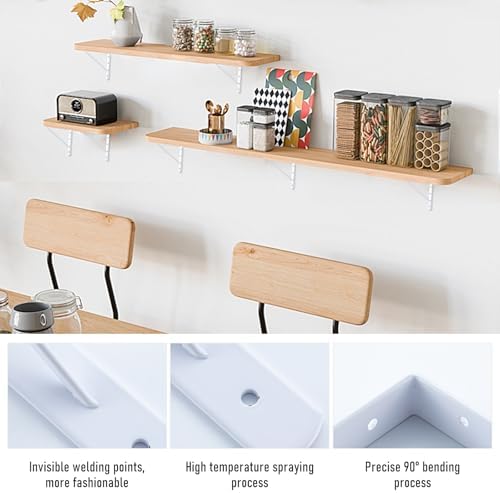 HOME MASTER HARDWARE Wall Shelf Brackets, 10x8 Inch L Brackets, 10 Pack