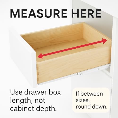 22 Inch Euro Slides, Pack of 2, for Face-Frame and Frameless Cabinets. 75lbs ...