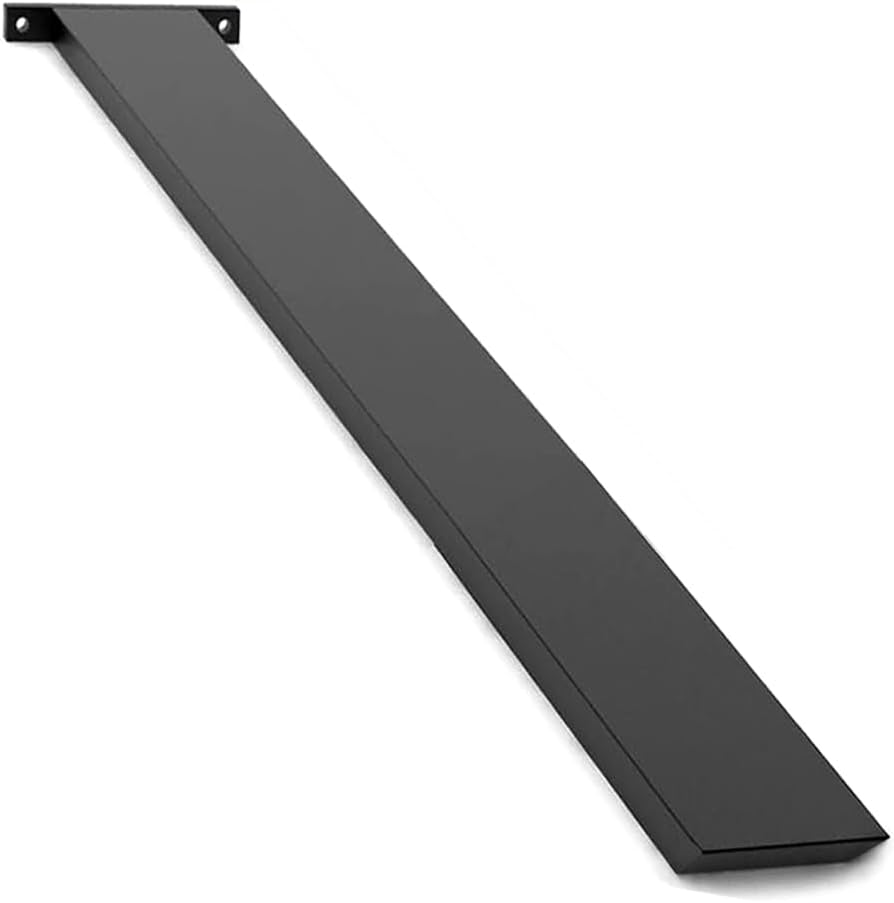 Hidden Island Countertop Support Bracket 1 Pack Black 28 Inch Heavy Duty Gran...