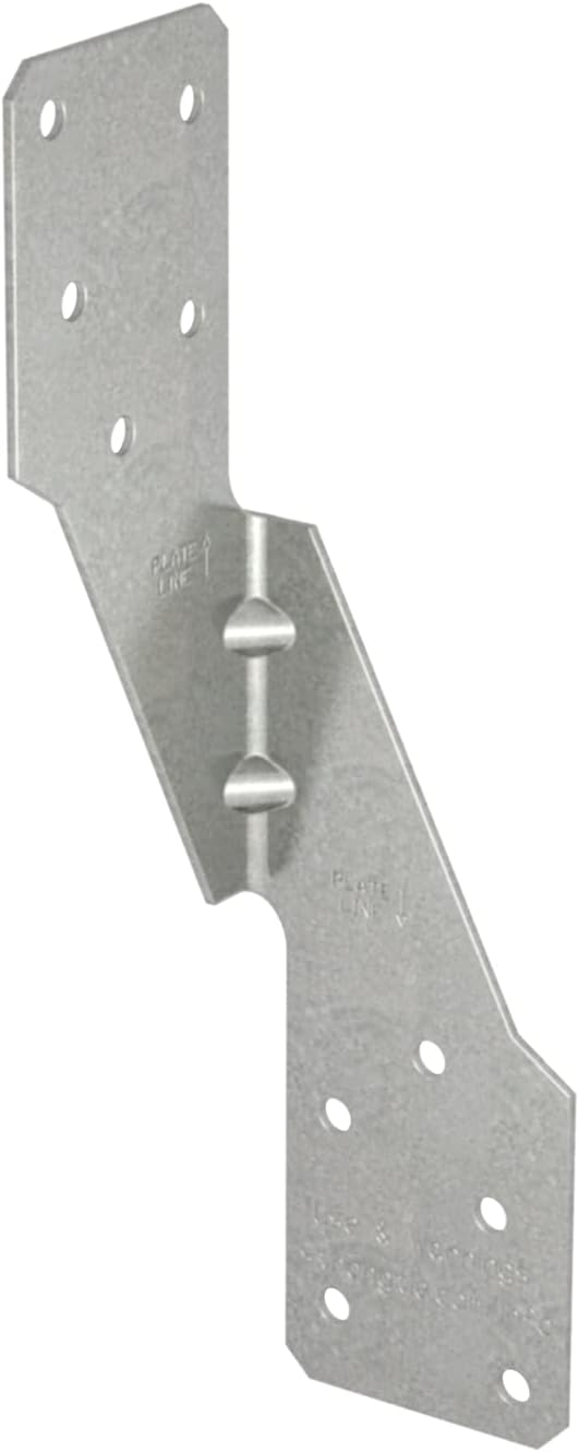 Simpson Strong-Tie H2.5A - Galvanized Steel 18 Gauge Hurricane Tie, Rafter to...