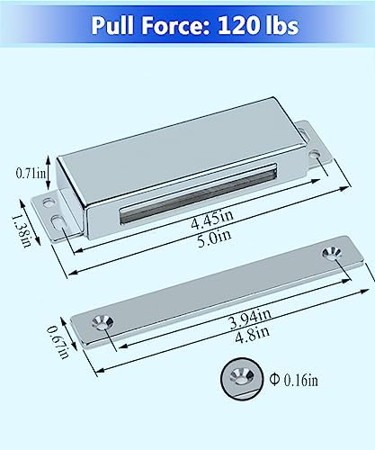 WOOCH Door Magnetic Catch - 160lb High Magnetic Stainless Steel Heavy Duty Ca...