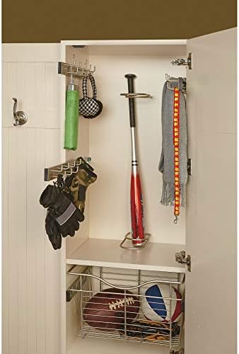 Rev-A-Shelf Sliding Belt Rack for Closets, Min Opening Width 2.5", 2 Pack