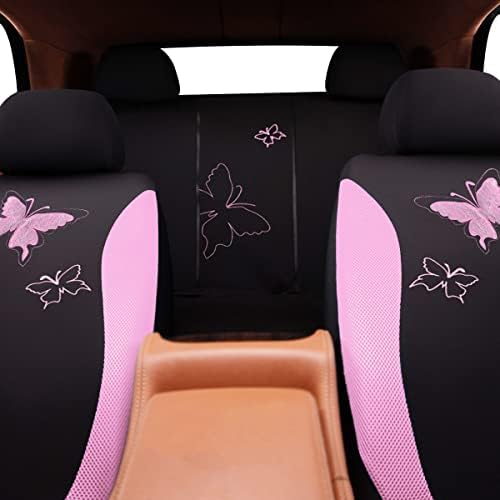 Flying Banner Butterfly car seat Covers ful Set Fashion Universal Lady Woman ...