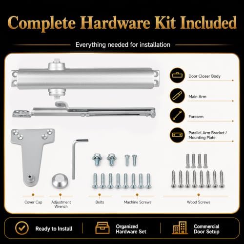 Medium Heavy Duty Grade 1 Commercial Door Closer NEWBNAG7016BC