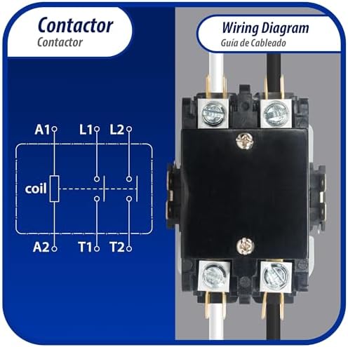 Appli Parts APAC-240240 Heavy Duty Contactor 2 Poles 40A 240V Coil Replacemen...