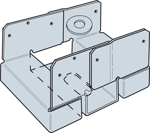Simpson Strong-Tie ABA46Z ABA ZMAX Galvanized Adjustable Standoff Post Base f...