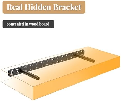 1pc Floating Shelf Hardware Heavy Duty Hidden Shelf Brackets Support,Wall Mou...