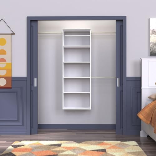 ClosetMaid SuiteSymphony Hanging Closet Kit Includes (1) Tower, (3) Closet Ro...