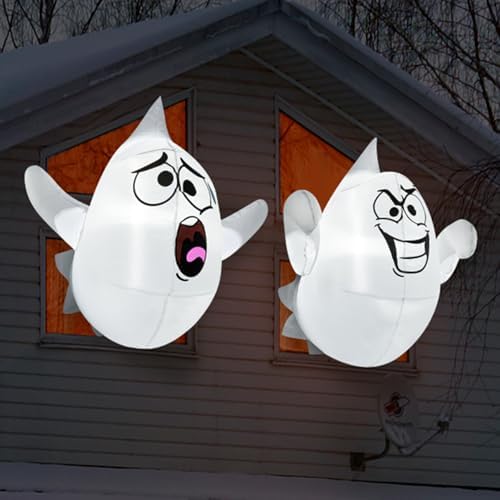 Joiedomi 2 Pcs Halloween Inflatables Outdoor Decorations, Halloween Blow Ups ...