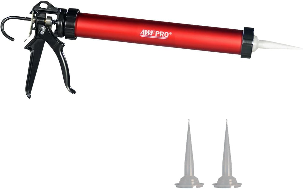 AWF PRO Sausage Caulking Gun 20 oz, 25:1 Thrust Ratio