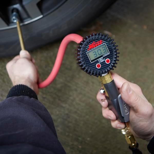 Milton S-530 Compact Digital Tire Inflator with Pressure Gauge, 255 PSI, Dual...