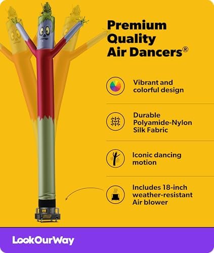 LookOurWay Halloween Air Dancers Inflatable Tube Man Set | 20ft Monster Wacky...