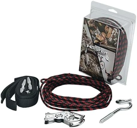 HARKEN Hoister Ceiling Mounted Garage Storage Pulley System Racks for Bikes, ...