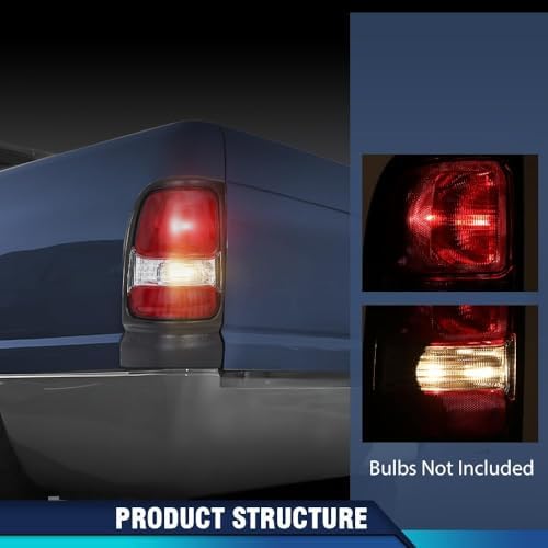 PIT66 Tail Lights Assembly Fit Dodge Ram 1500 2500 3500 Truck 1994-2002 | Fit...