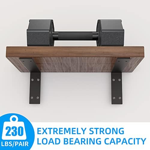 YUMORE Countertop Support Bracket, Heavy Duty 5mm L Bracket,10 x 6 in