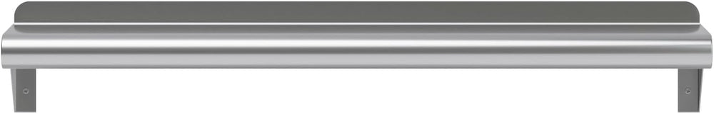 AmGood 6 in. x 30 in. Stainless Steel Wall Shelf with Backsplash - Holds 145 ...