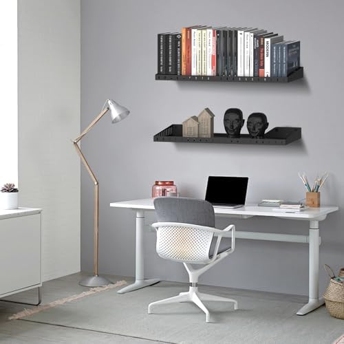 12 x 24 Inch Garage Wall Shelves, Heavy Duty Wall Mounted Storage Shelving