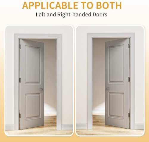 Luxbaro 3 Pack Self Closing Door Hinges 4 Inch, Adjustable Tension