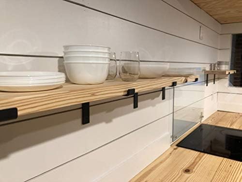 Heavy-Duty Shelf Brackets - Premium Construction Grade 1/4" (6mm) Thick ...