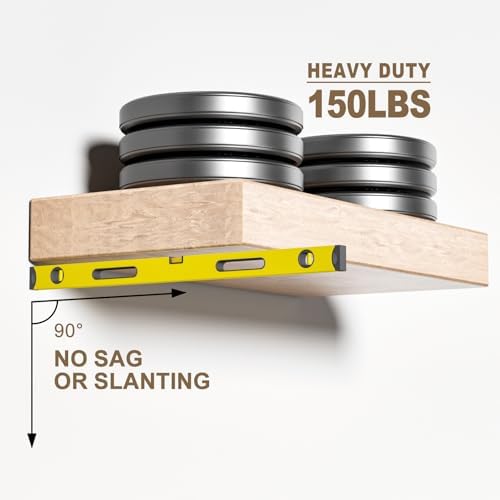 2pcs Floating Shelf Bracket Heavy Duty,Decorative Floating Shelf Hardware Hid...