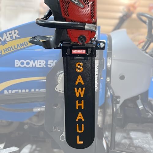 SawHaul Universal Tractor Chainsaw Holder
