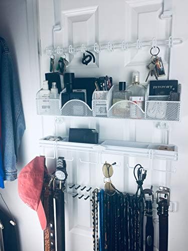 Menโs Over the Door/Wall Hanging Closet Tie and Belt Organizer Rack # 9300 in...
