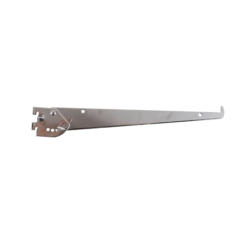 Econoco Tap-in Shelf Brackets, Slotted Standards, 25 Pack, 12in