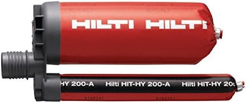 Hilti (HIT-HY 200-A, 2334274) Injectable Mortar (11.1 floz/20.8 oz.)