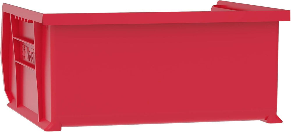 Akro-Mils 30235 AkroBins Plastic Storage Bins, 11"x11"x5", Red...