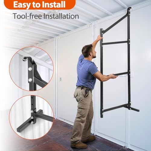 Shipping Container Shelving Storage Bracket 4Pcs Heavy Duty Cargo Shipping Co...