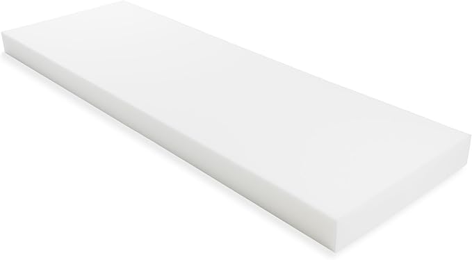 GoTo Foam 4" Height x 24" Width x 72" Length 44ILD Upholstery ...