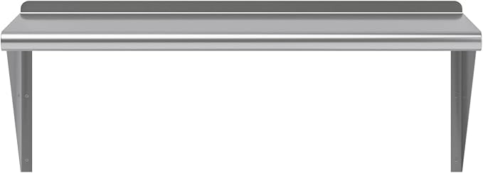 AmGood 36" Long X 18" Deep Stainless Steel Wall Shelf | NSF Certifi...