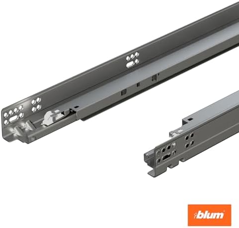 Blum Tandem Plus BLUMOTION Soft-Close Undermount Slides Kit, 18 in, 2-Pack