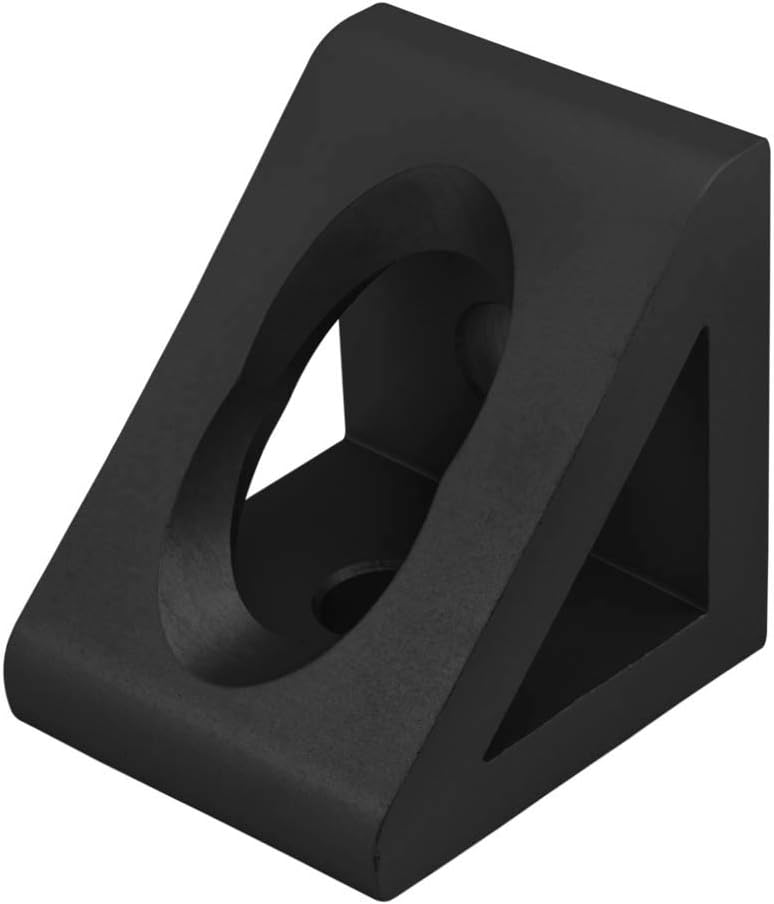 8020, 4332, 15 Series, 2 Hole Aluminum Inside Corner Gusset L Bracket for 80/...