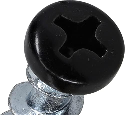 Hillman Borefast Drywall Anchors, 1-1/2in Pan Head, 75 Pack, Black